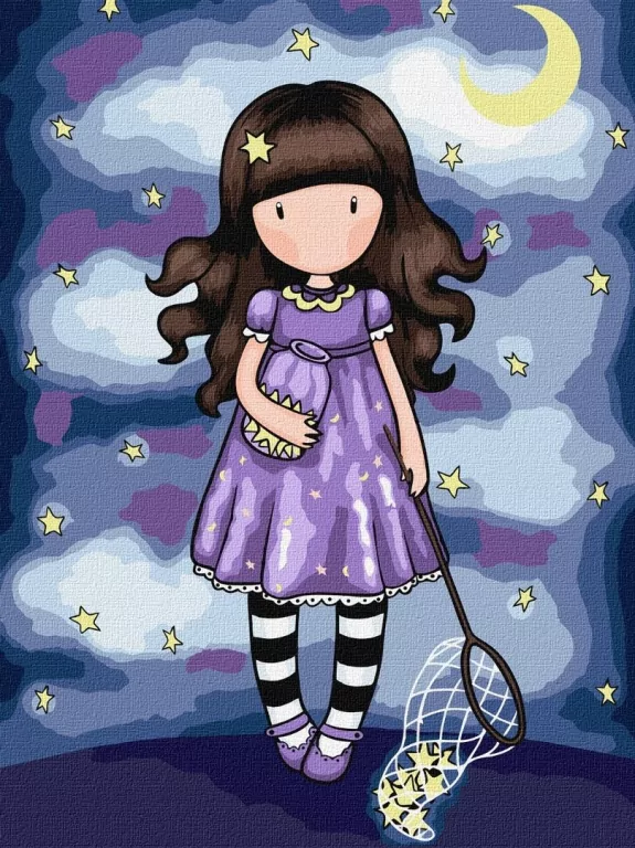 Malowanie po numerach - Catch A Falling Star Kids - tantis.pl