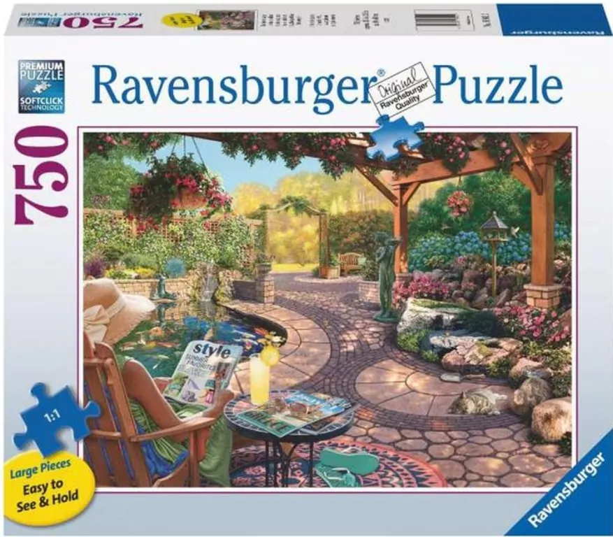 Puzzle 750. Piękne podwórko - tantis.pl