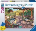 Puzzle 750. Piękne podwórko - tantis.pl
