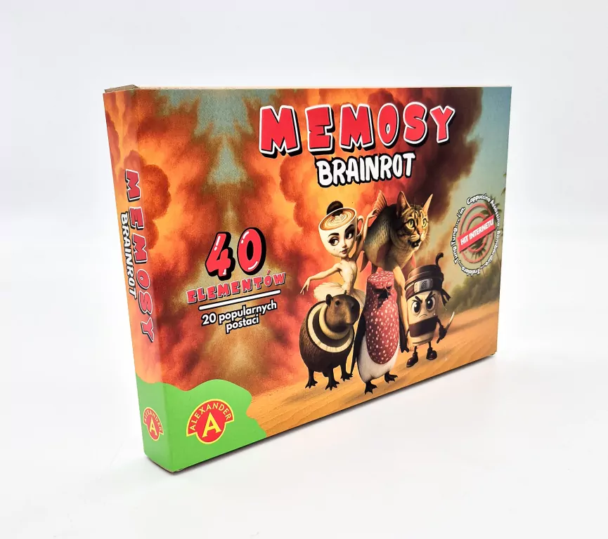 Gra Memosy Brainrot - Ballerina Capuccina, Tung Tung Tung Sahur i inni - tantis.pl