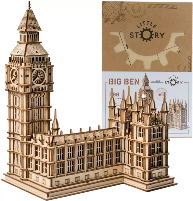 Puzzle drewniane 3D. Big Ben - tantis.pl