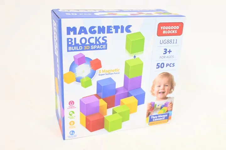 Klocki magnetyczne 50el BKLO3476 93476 - tantis.pl