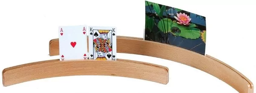 Stojak na karty holder drewniany 50cm - tantis.pl