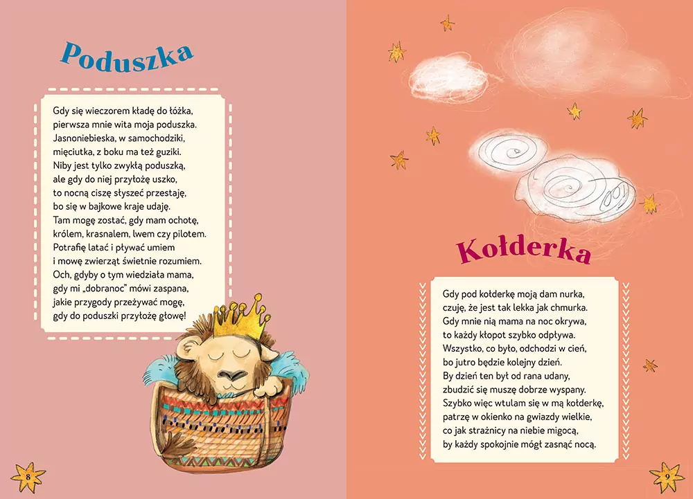 Kołysanki. Wiersze na dobranoc. 64 strony w kolorze - tantis.pl