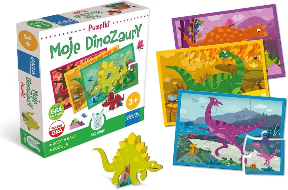 Moje dinozaury. Puzelki - tantis.pl