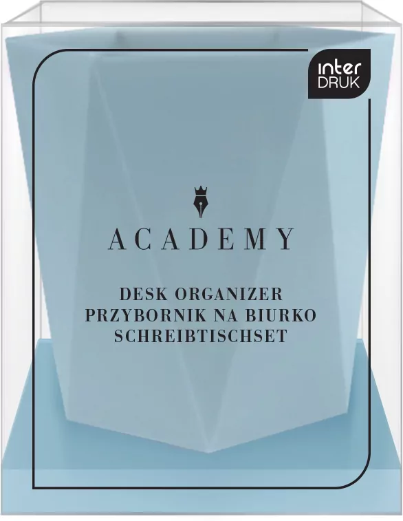 Przybornik na biurko Academy Zielony - tantis.pl