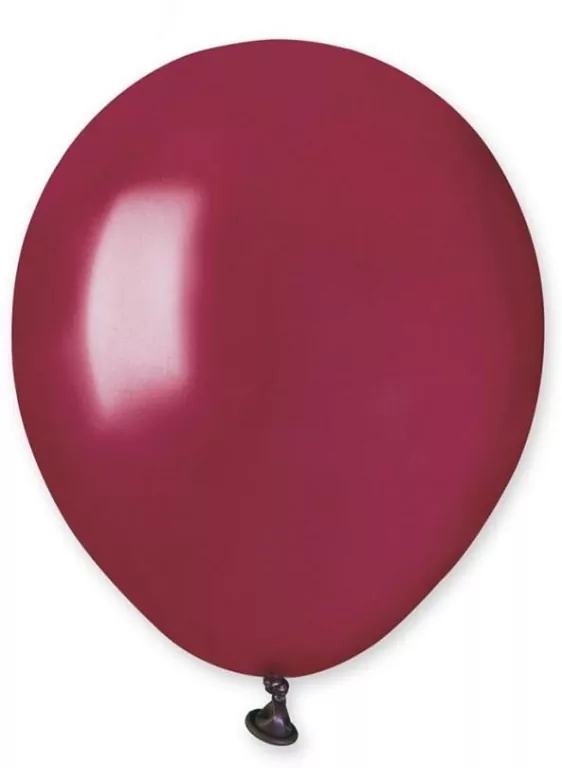 Balony Gemar pastelowe ciemnoczerwone 12cm - tantis.pl