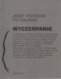 Wyczerpanie. L'epuisement - tantis.pl
