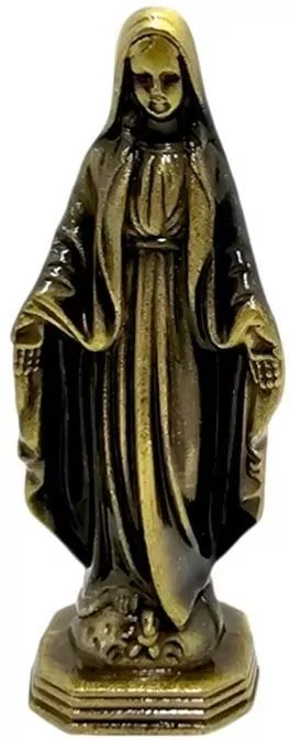Figurka metalowa Matka Boża 6cm - tantis.pl