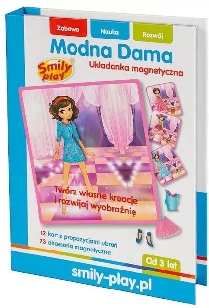 Układanka magnetyczna. Modna Dama - tantis.pl