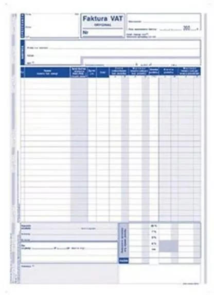 Faktura wzór pełny 101-1E - tantis.pl