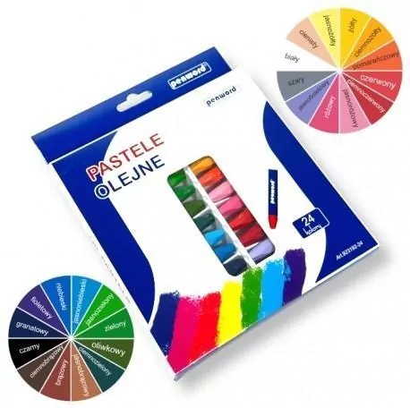 Pastele olejne 24 kolory - tantis.pl
