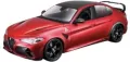 BBurago. Alfa Romeo Giulia GTAM Metal Red 1:18 - tantis.pl
