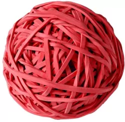 Gumka recepturka 100g czerwona D.RECT