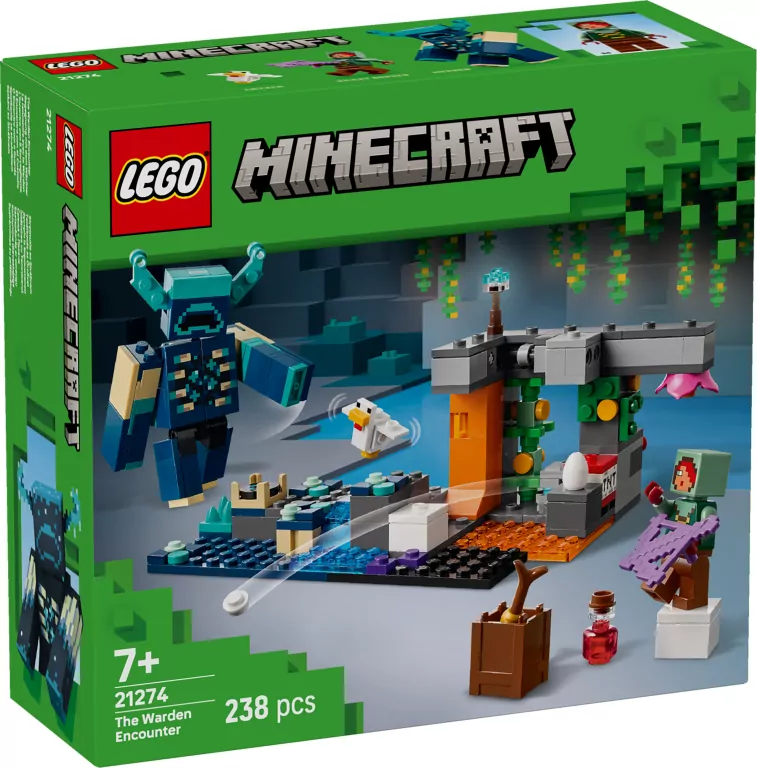LEGO® Minecraft. Spotkanie ze strażnikiem 21274 - tantis.pl