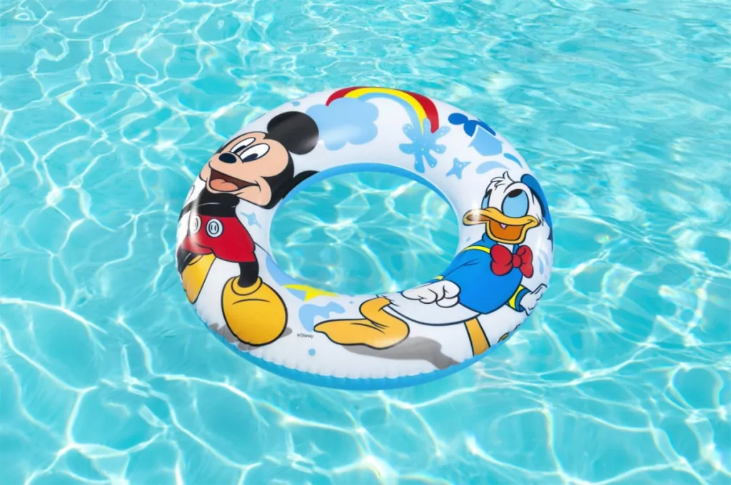 Pompowane koło do pływania. Myszka Mickey 56cm - tantis.pl