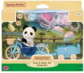 Sylvanian Families Panda Rosalina Zestaw rower i wrotki - tantis.pl