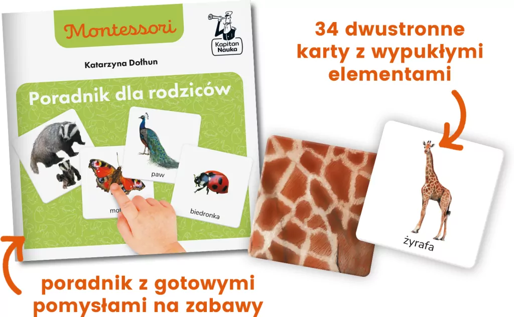 Montessori. Zwierzęta tu i tam. Karty sensoryczne - tantis.pl
