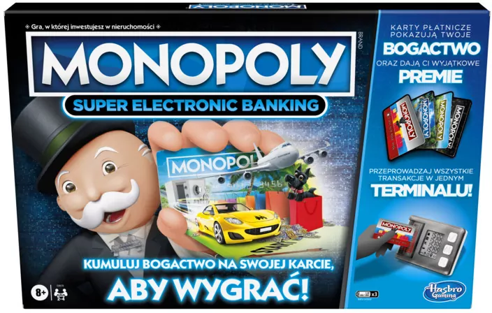 Monopoly. Super Electronic Banking. Gra strategiczna - tantis.pl
