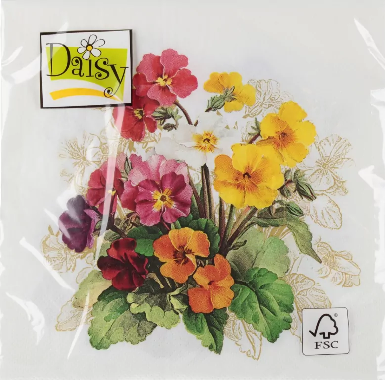 SERWETKA PAP 3W 330X330 KWIATY 09701 PM OP - tantis.pl