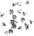 Pinezki srebrne metalowe. Starpak - tantis.pl
