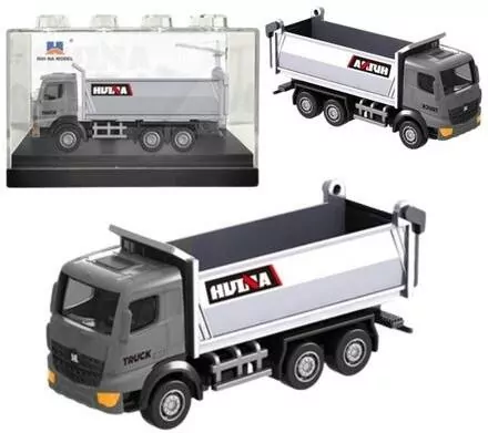 Wywrotka metalowa srebrna 1:80 - tantis.pl