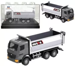 Wywrotka metalowa srebrna 1:80