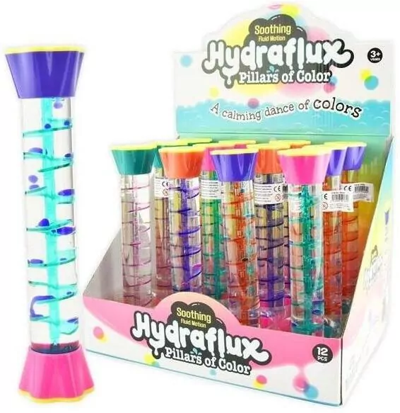 Klepsydra spirala żelowa 21cm MIX - tantis.pl