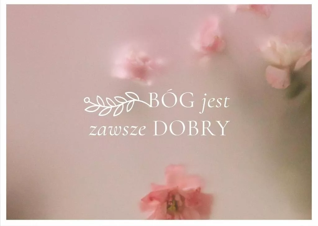 Karnet - Bóg jest zawsze dobry - tantis.pl