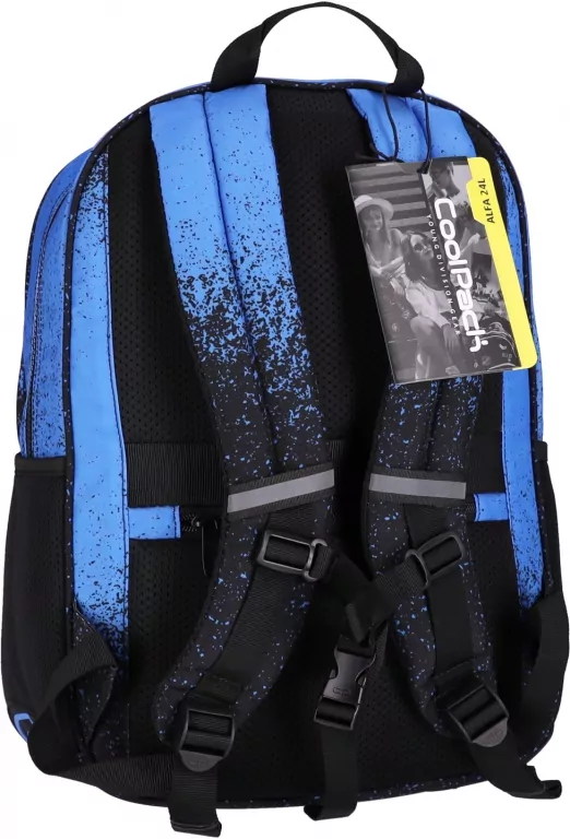 Plecak 2-komorowy Coolpack Alfa Blue Dot Patio - tantis.pl
