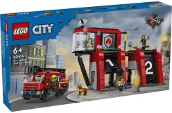 LEGO® City. Remiza strażacka z wozem 60414
