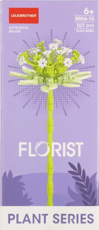 KLOCKI KONSTR KWIATY 7X16X5 MIX MC DISP 12/288 , - tantis.pl