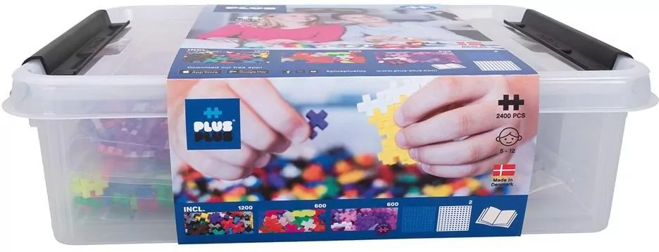 Klocki Plus-Plus 2400el. Mix - tantis.pl