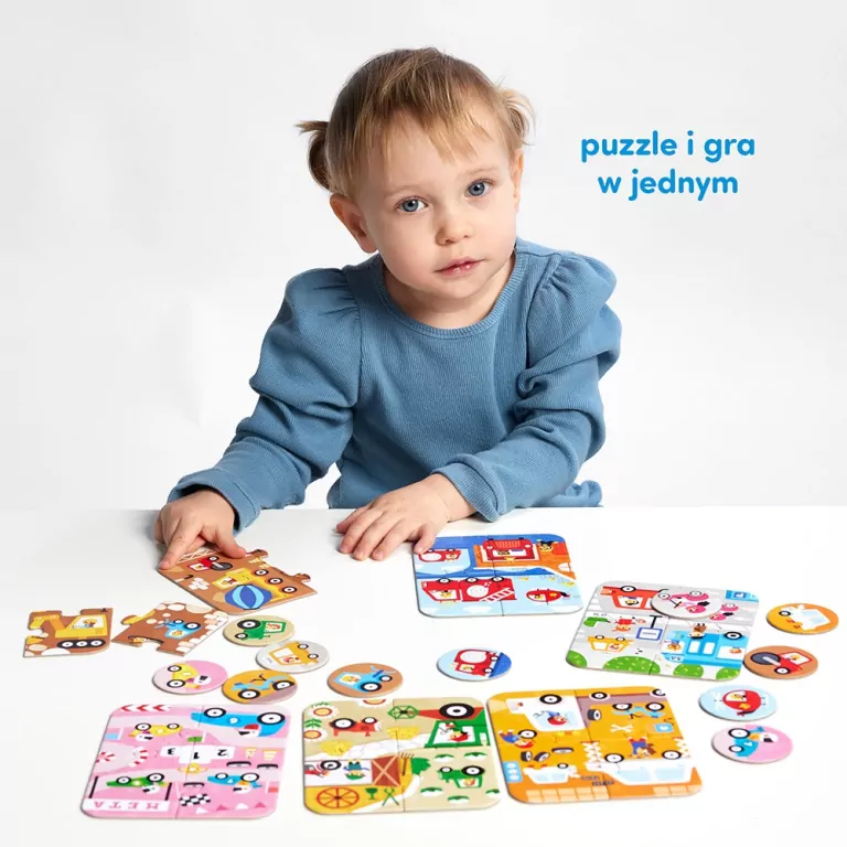 CzuCzu. Puzzle Pojazdy małe i duże. 2+ - tantis.pl