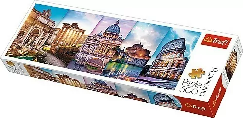 Puzzle panoramiczne 500. Podróż do Włoch - tantis.pl