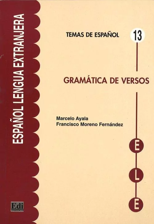 Gramatica de versos Temas de espanol - tantis.pl