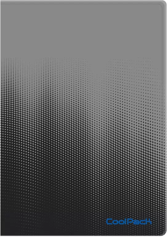 Teczka clear book A4 Coolpack Gradient 20 koszulek Grey - tantis.pl