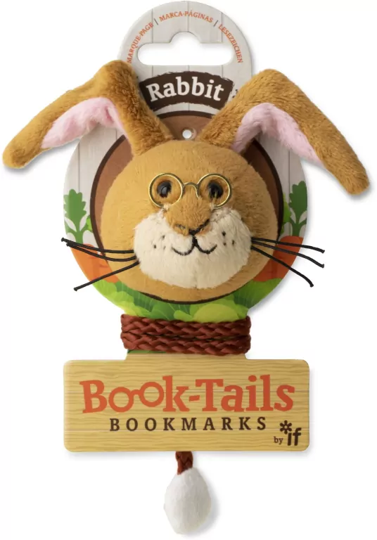 Book-Tails. Królik. Pluszowa zakładka do książki - tantis.pl