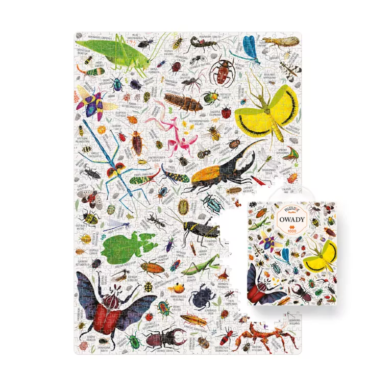 CzuCzu. Puzzlove Owady 1000 el. - tantis.pl