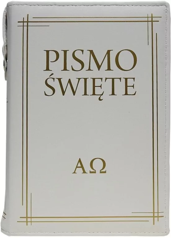 Pismo Święte w etui, białe - tantis.pl