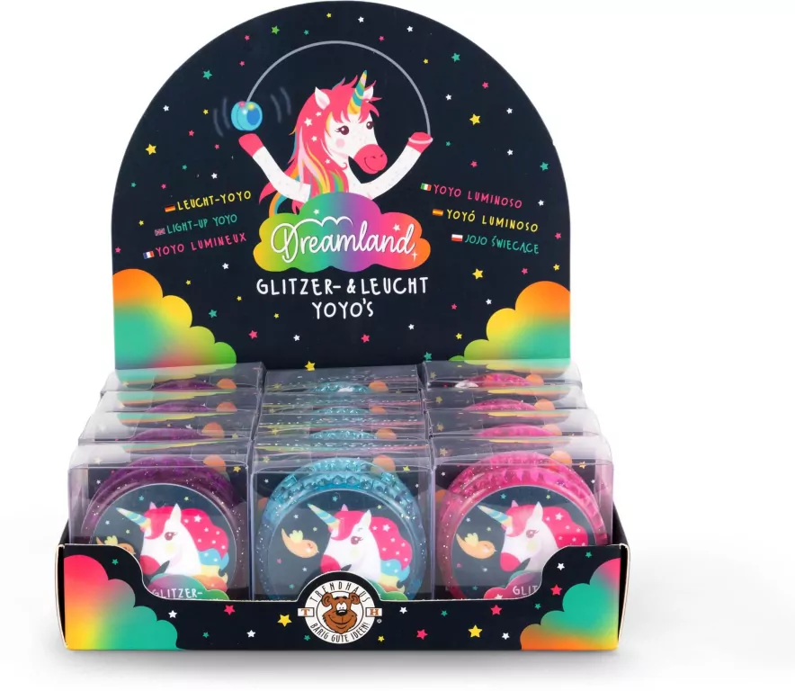 Jojo brokatowe ze światłem Dreamland 1 szt.mix - tantis.pl