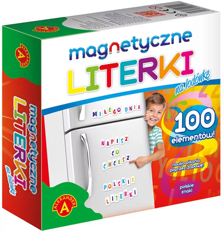 Magnetyczne literki na lodówkę - tantis.pl