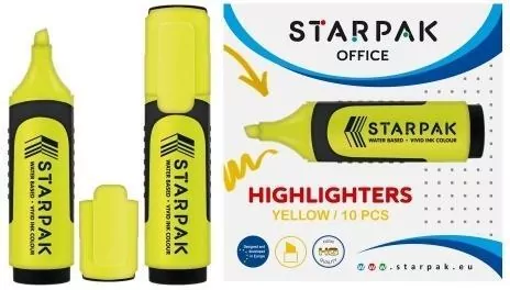 Zakreślacz żółty (10szt) - tantis.pl
