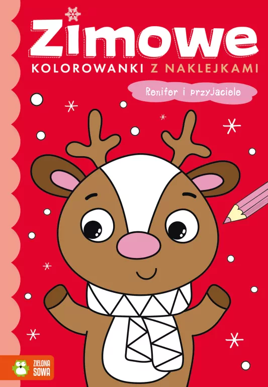 Zimowe kolorowanki. Renifer i przyjaciele - tantis.pl