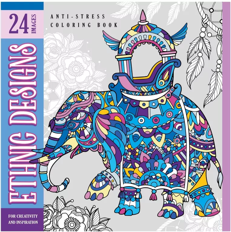 Kolorowanka antystresowa. Ethnic designs - tantis.pl