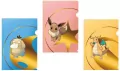 Ultra-Pro: Pokémon - Tournament Folios - Series 2 - Psyduck, Eevee, Dragonite - tantis.pl