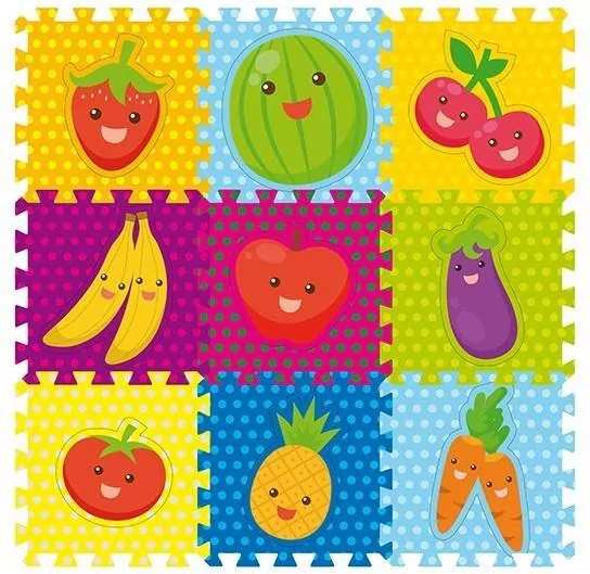 Artyk. Puzzle piankowe. Owoce, 9 elementów - tantis.pl