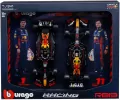 Bburago Model 1:24 Red Bull RB19 Verstappen Perez zestaw bolidów F1 18-28061 - tantis.pl
