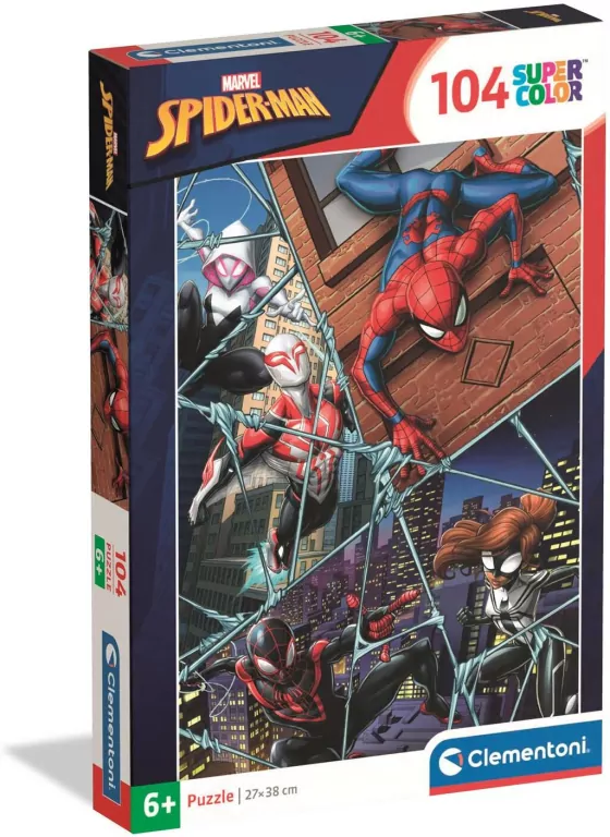 Puzzle 104 Super Color. Spider-Man - tantis.pl