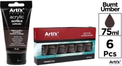 Farba akrylowa ciemnobrązowa 75ml